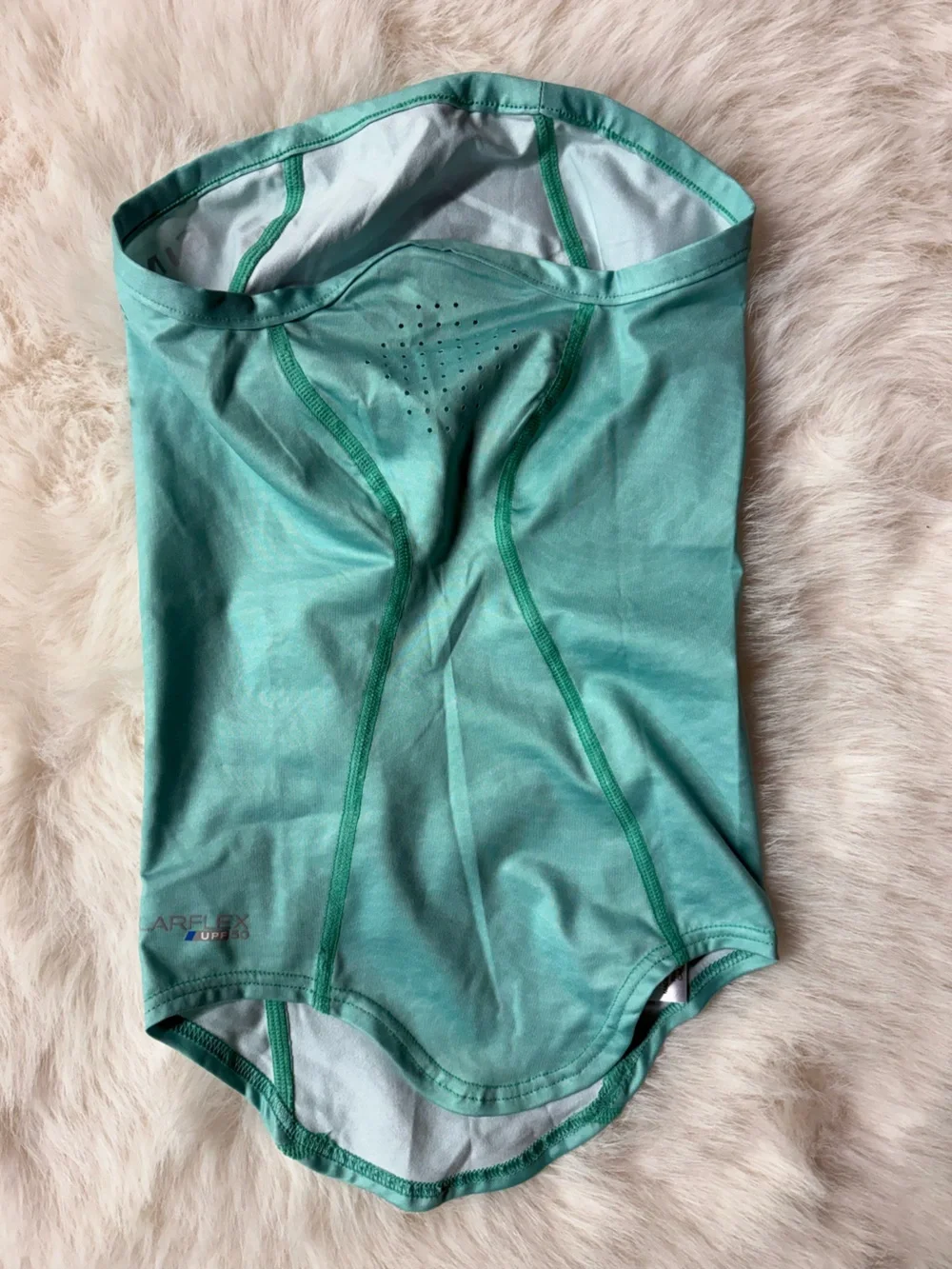 Simms Women's Mint Green Neck Gaiter Face Mask - Picture 2 of 3